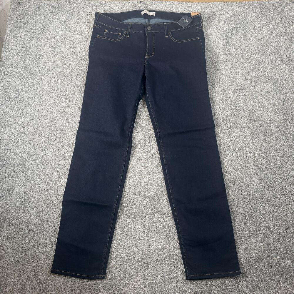 Hollister The Hollister Skinny Jeans Juniors 15R 32x32 Blue Dark Wash Stretch